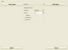 Configuration page